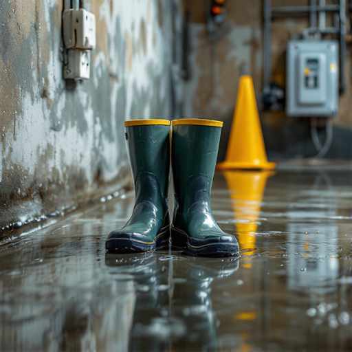 Safety hazard of water near electrical outlets during plumbing emergency