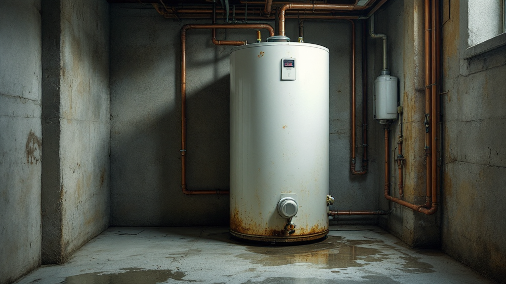 Water heater warning signs