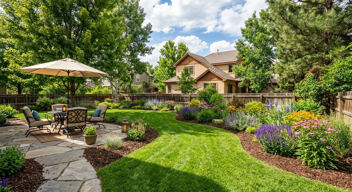 Professional landscape maintenance service results in Longmont CO