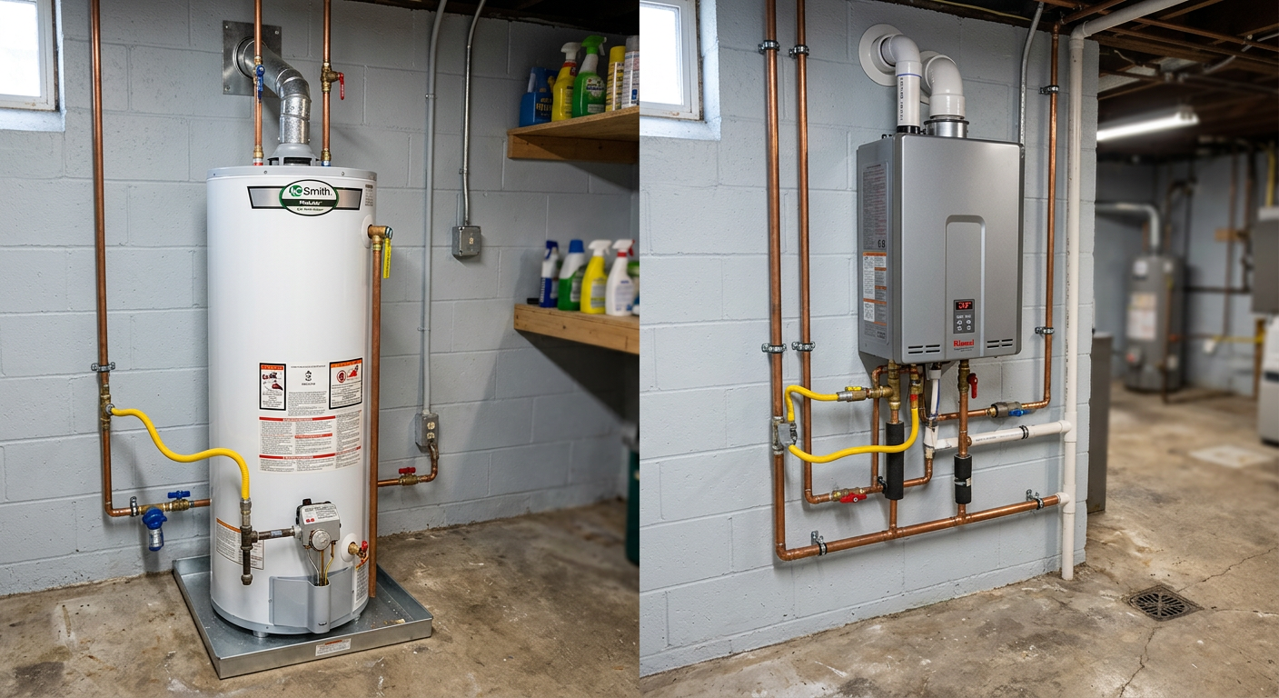 Tank vs. Tankless Water Heater: Which Saves You More Money?
