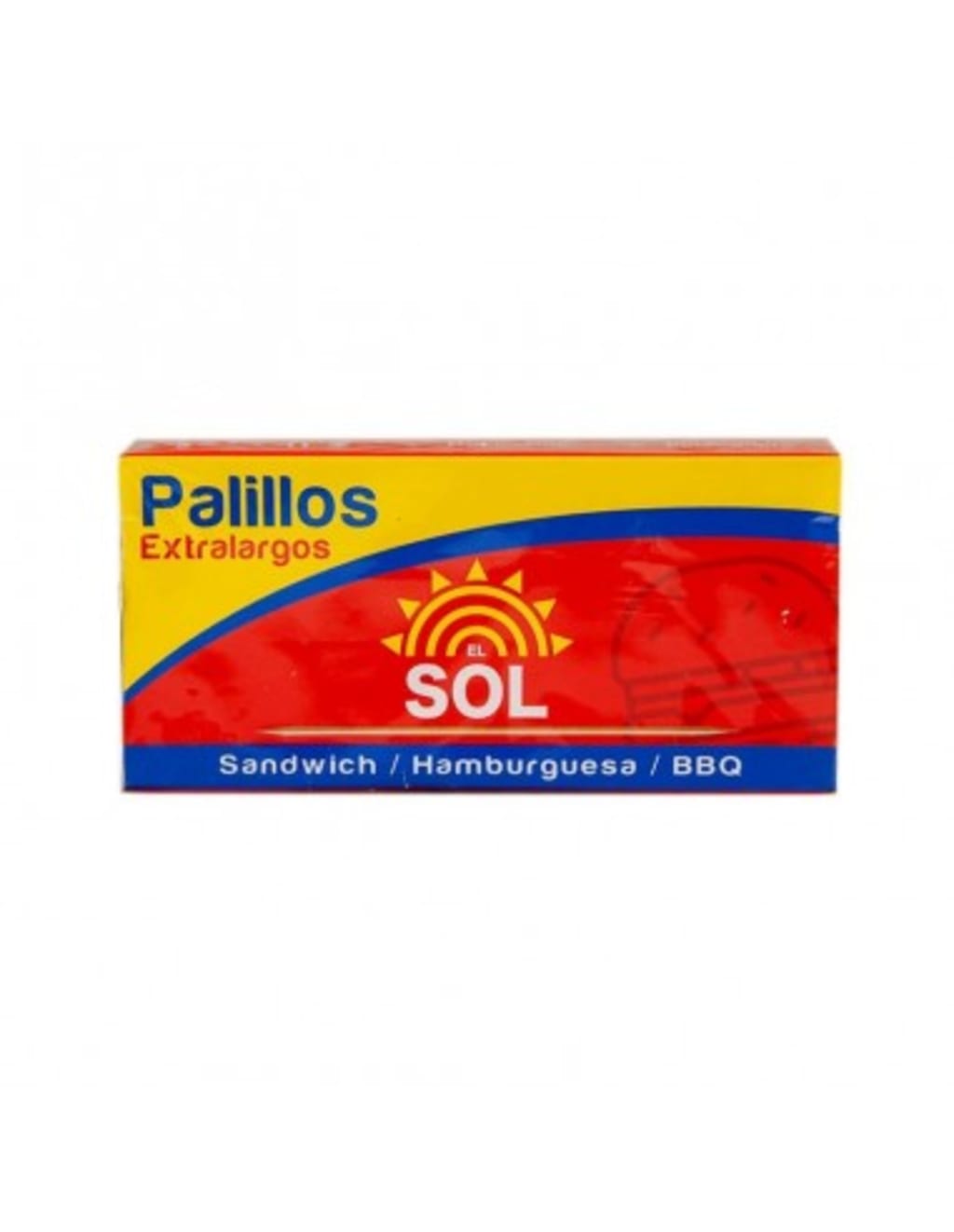 PALILLOS HAMBURGUESA 200*125UND  6102