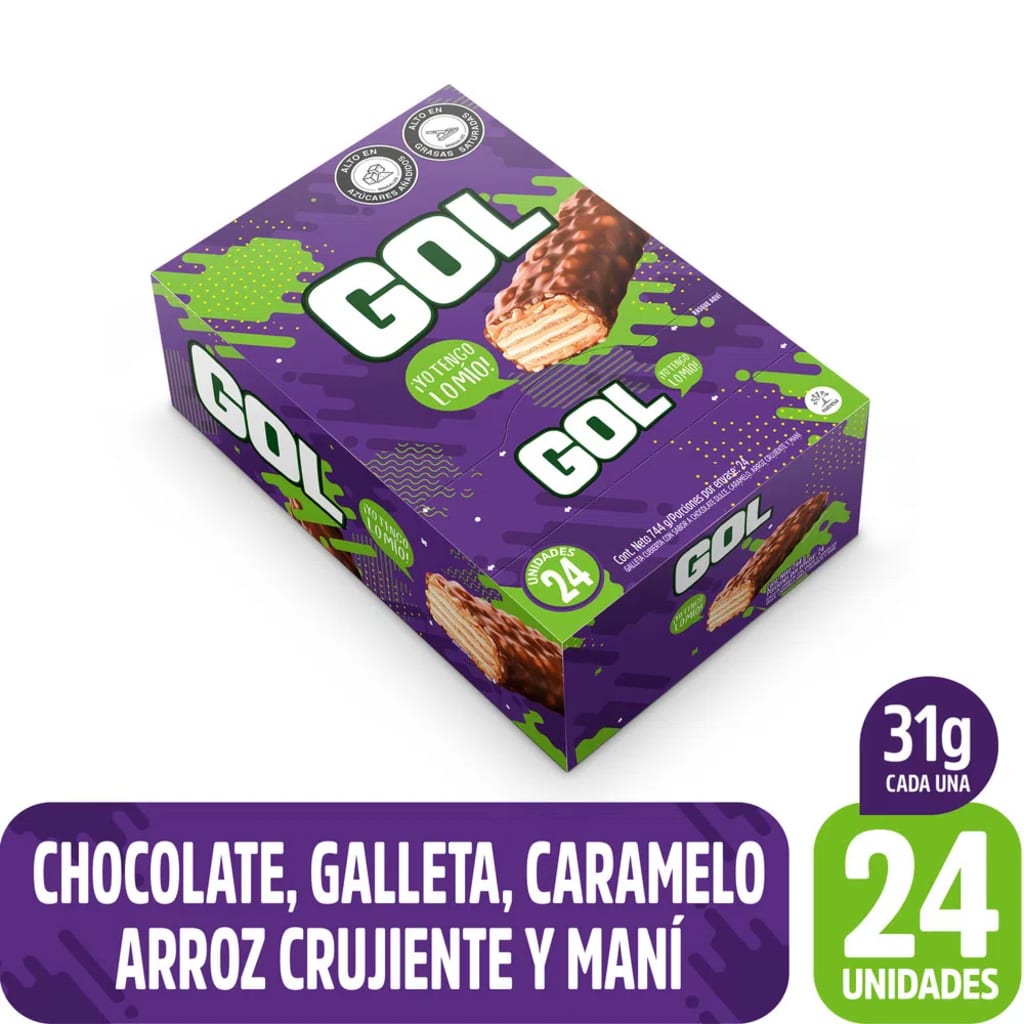 CHOCOLATINA GOL 12*24*31GR  81626