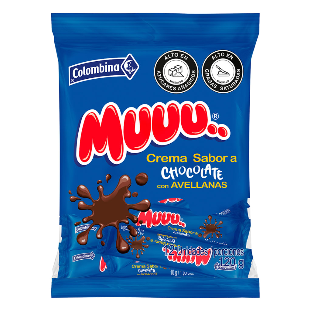 CREMA DE CHOCO MUU 20*12*10GR 6202