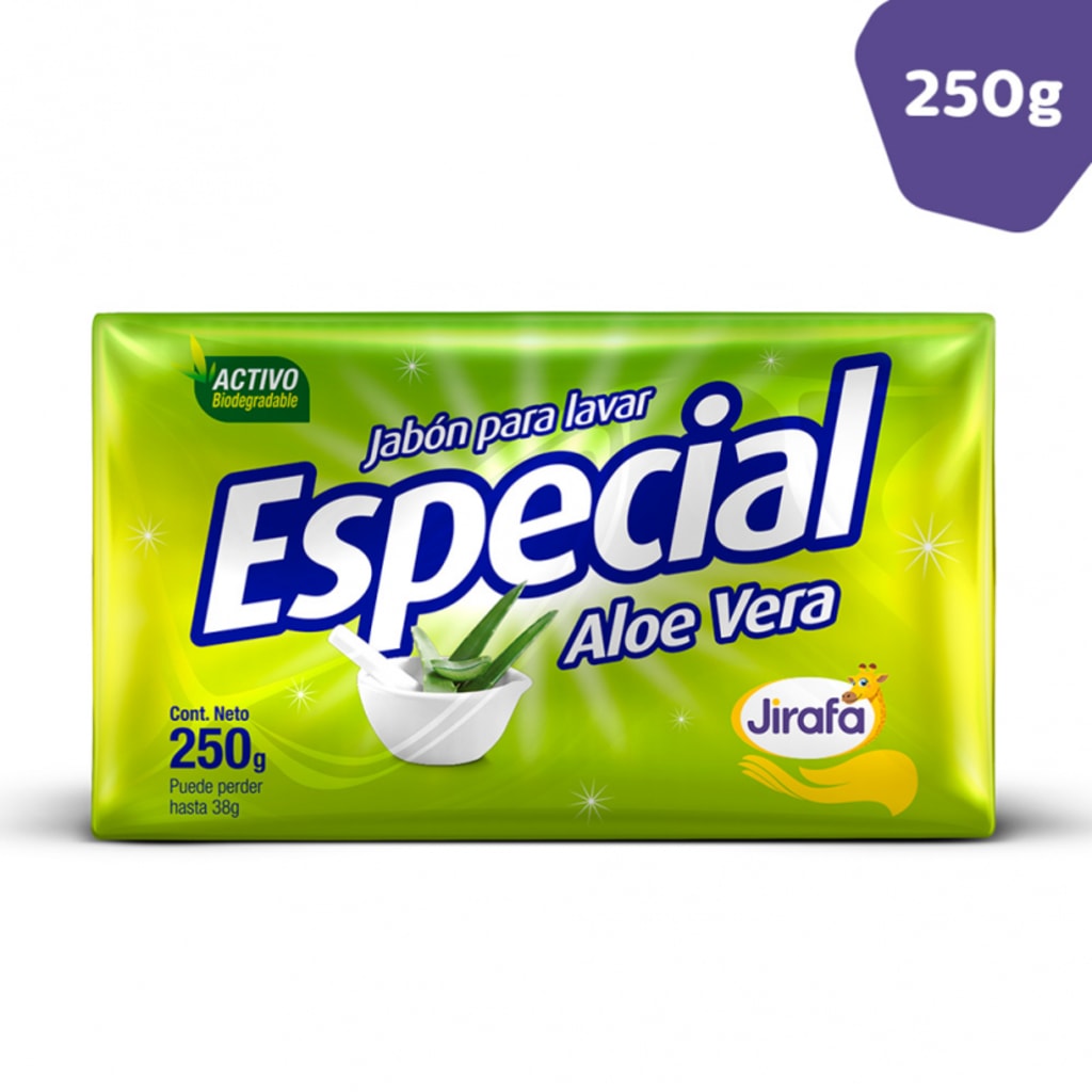 JIRAFA ESPECIAL ALOE VERA 24*250G 30F001