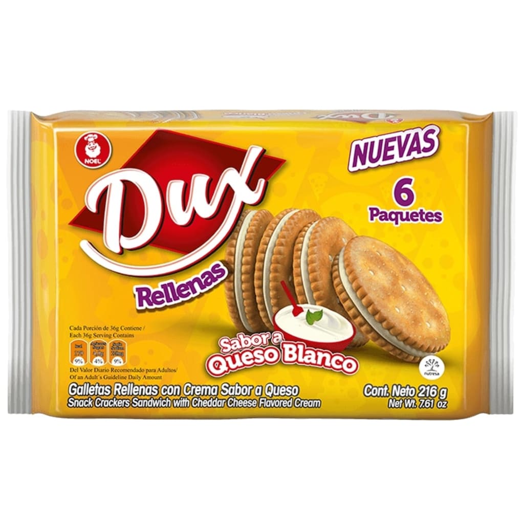 GALLETA DUX RELL QUESO 24*6*4  9564