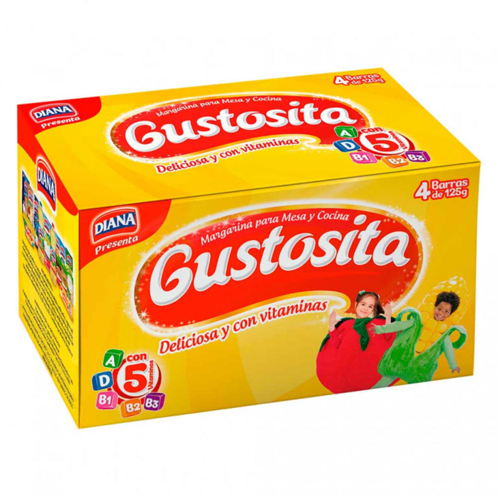 MARGARINA GUSTOSITA 24DISP*4*125G 70454
