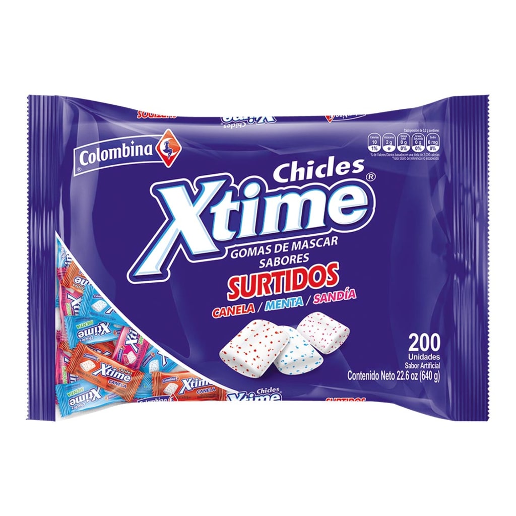 XTIME BOLSA SURTIDA 12*200*3.2G  3164