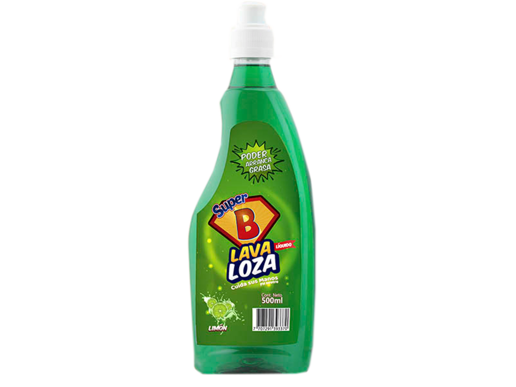 SUPER B LAVA LOZA LIQ LIMON 24*500G