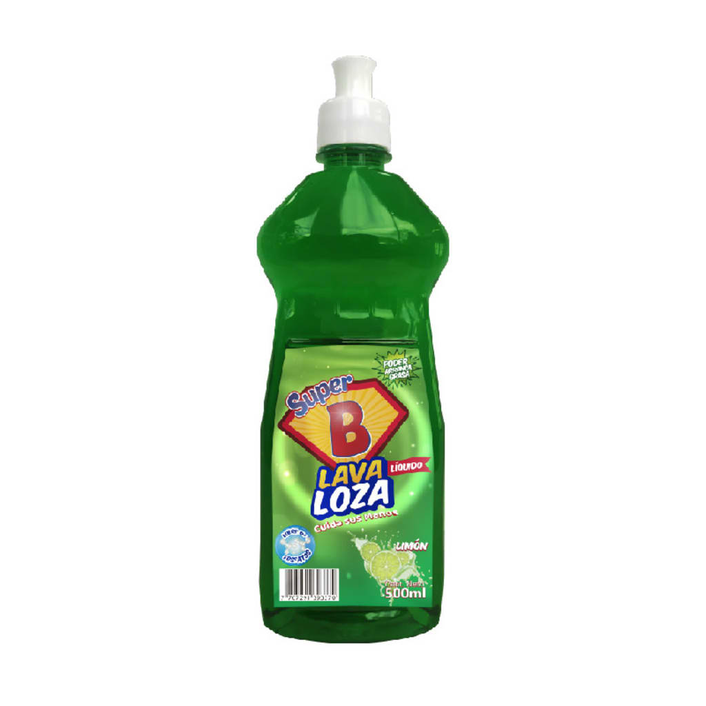 SUPER B LAVA LOZA LIQ LIMO 12*960ML