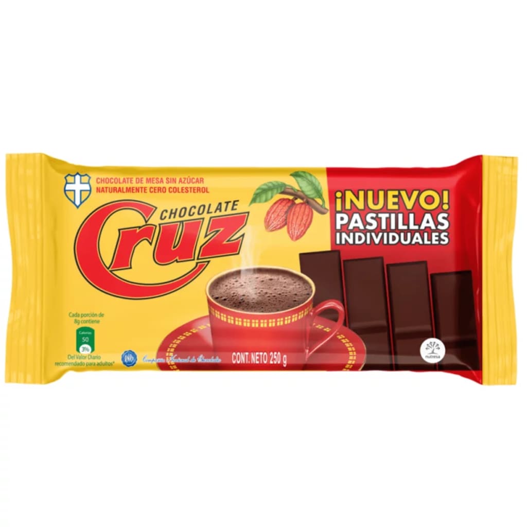 CHOCOLATE CRUZ 96 BARRAS*250G  42832