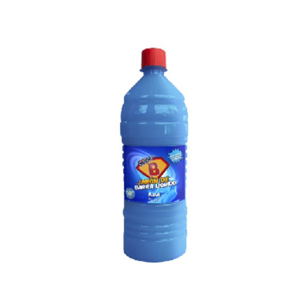 SUPER B JABON BARRA LIQ AZUL12*960