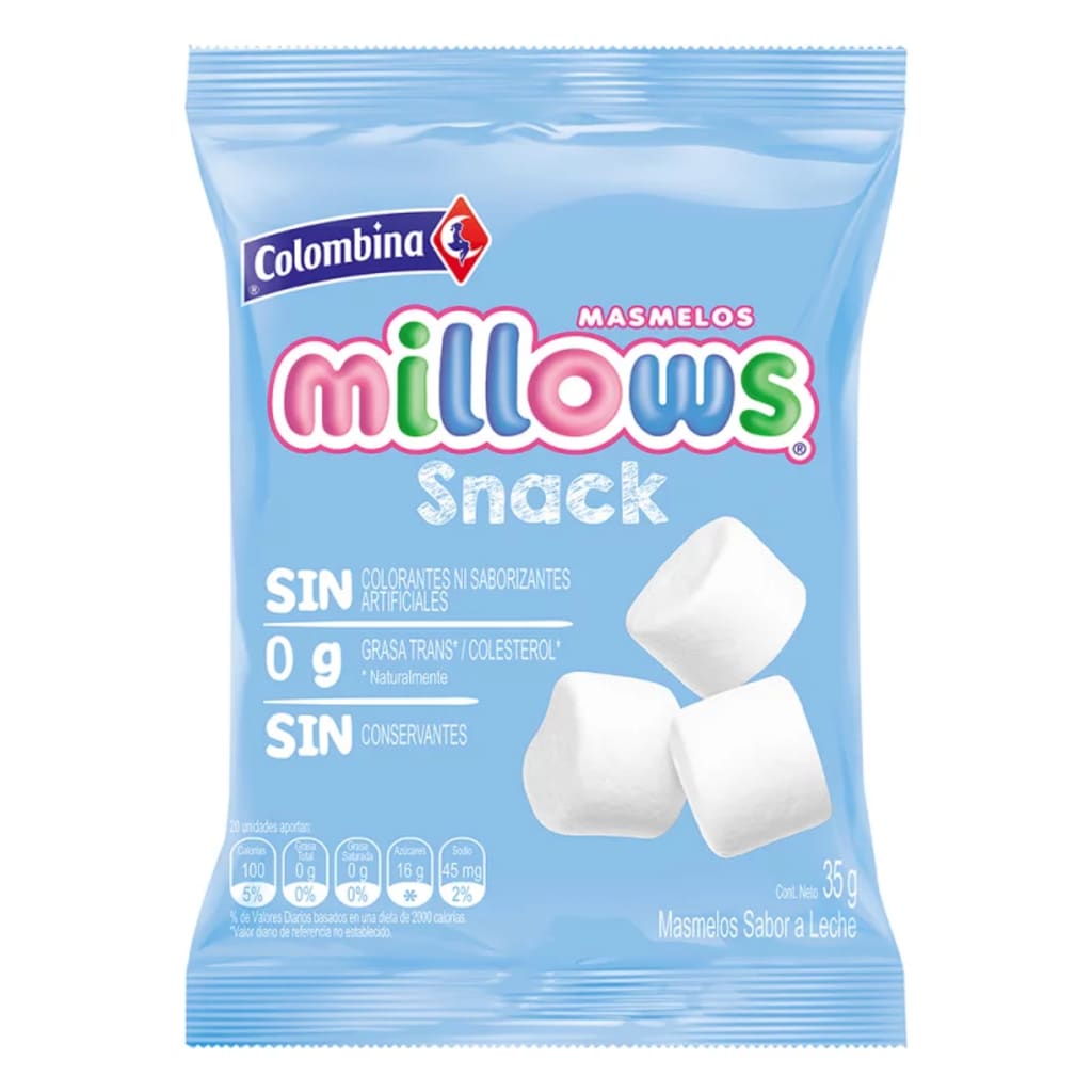 MILLOWS BLANCO SNACK 30BS*1*35GR  12444