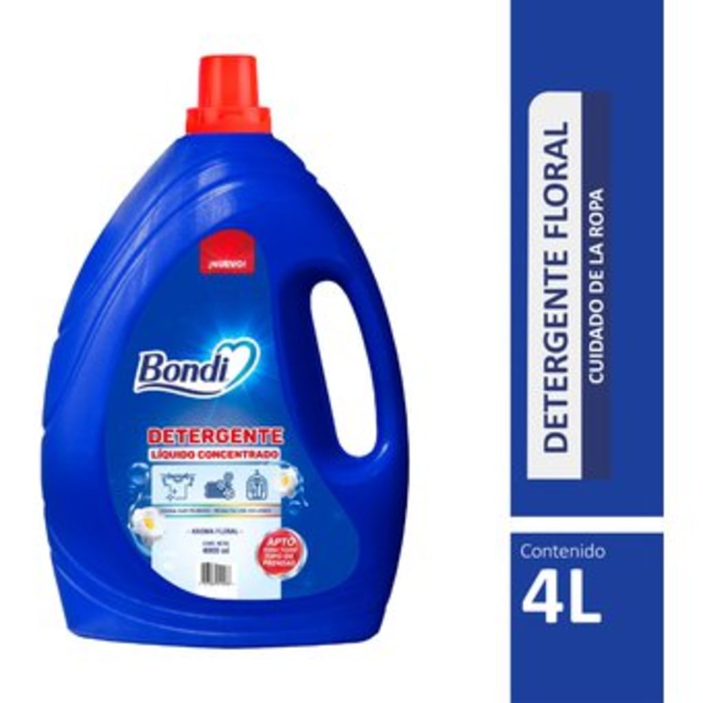 SUPER B DETERGENTE LIQ FLORAL BONDI 4*4L