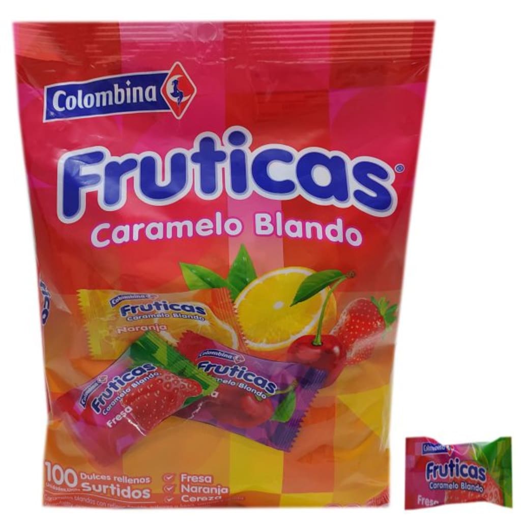 CONFITE FRUTIC CARAM BLAN 16*100 12588