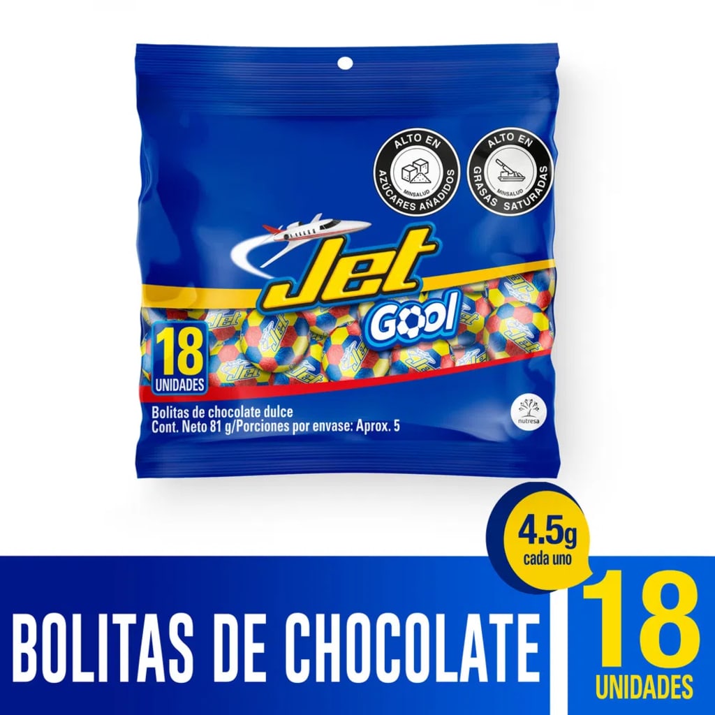 CHOCOLATINA JET BALON 24*18*4.5GR 78324