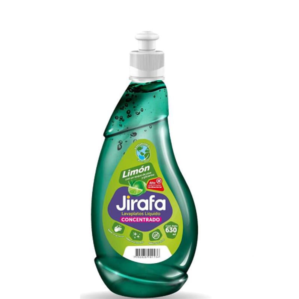 LAVAPLATO JIRAFA LIQ LIMON 12*630ML E101
