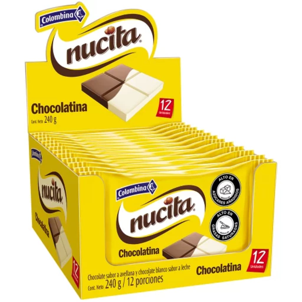 NUCITA CHOCOLATINA 18DISP*12*20G  13413