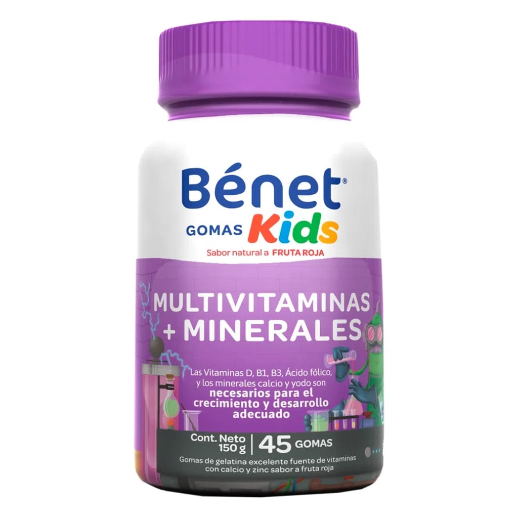 BENET GOMAS KIDS MULTISINAZ 12UND*150G