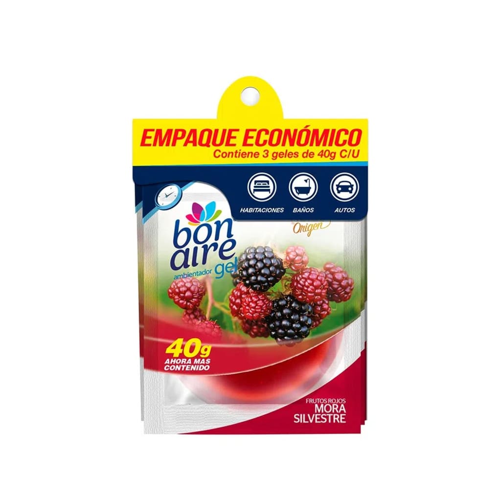 BON AIRE GEL REPT MORA SILVE 24*40G 0105