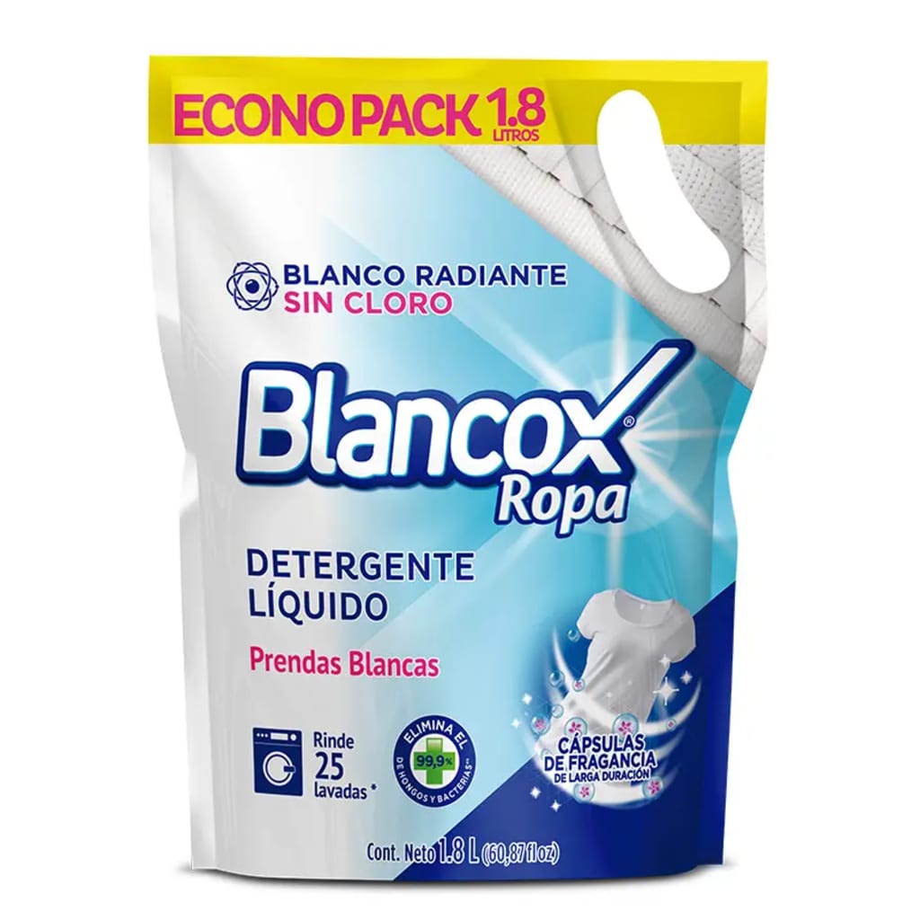 DETERGENTE LIQ BLANCOX DPK4*2*1800ML 258
