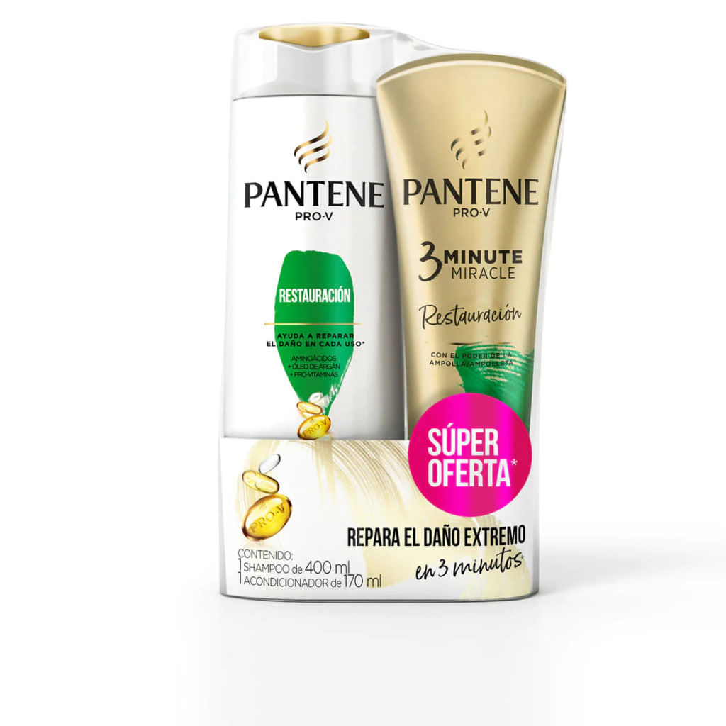 SHAMP PANTE RESTA 6*400+ACON 3MIN*170ML
