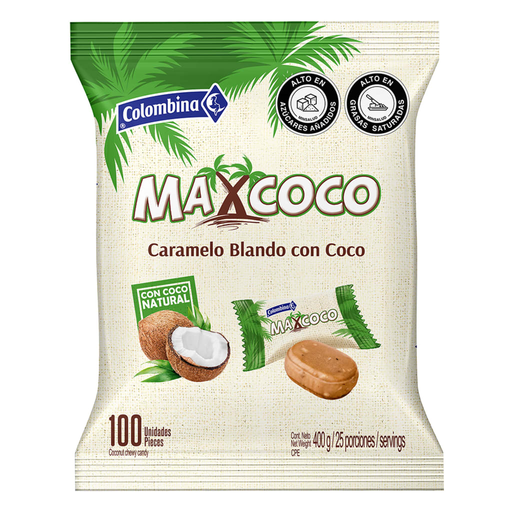 CARAMELO MAX COCO  16BS*100U 15189