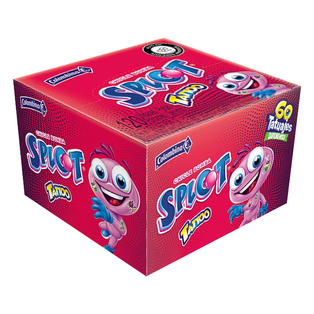 SPLOT CHICLE TATTO *18DP*120UND  7760