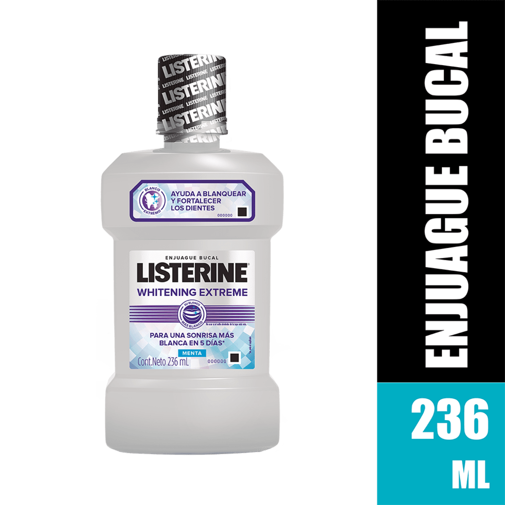 LISTERINE WHITENING 12*236