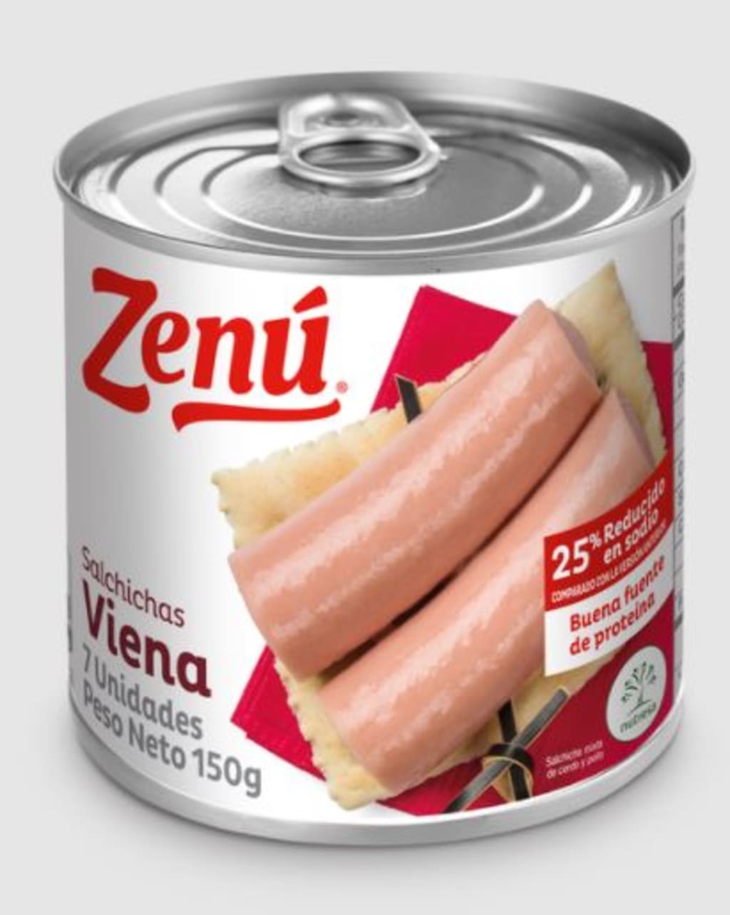 SALCHICHA VIENA AZUL ZENU*48U*150G  0464