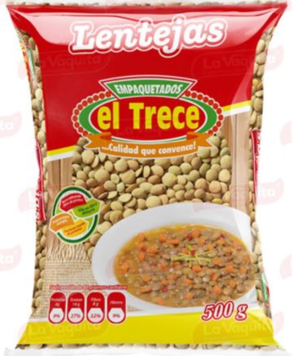 LENTEJA EL TRECE 25*500G 3500