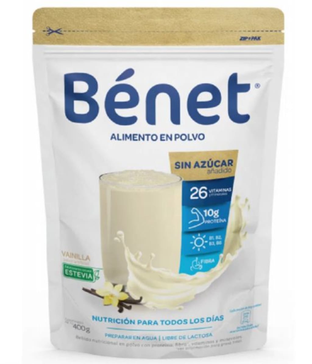 BEBIDA BENET SIN AZUCAR VAINIL DPK 6*400