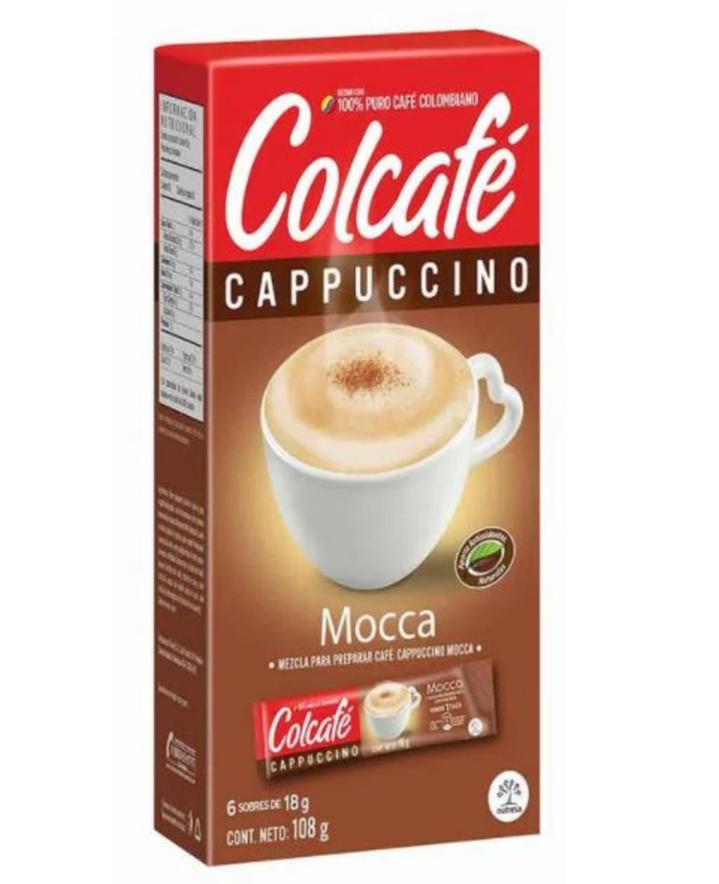 COLCAFE CAPUCINO MOCCA 12DISP*6SOB*18GR