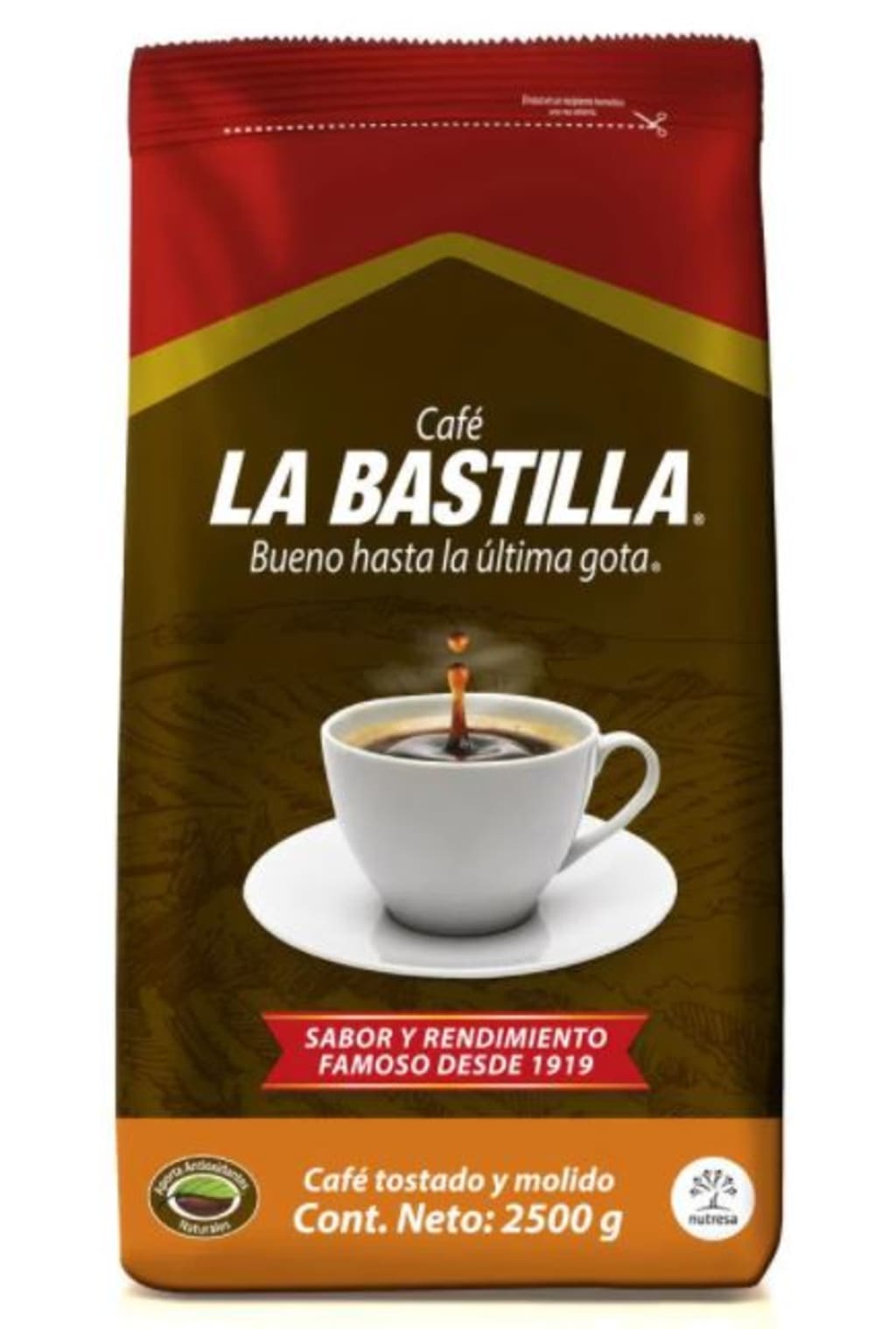 CAFE LA BASTILLA 6*2500G 29255