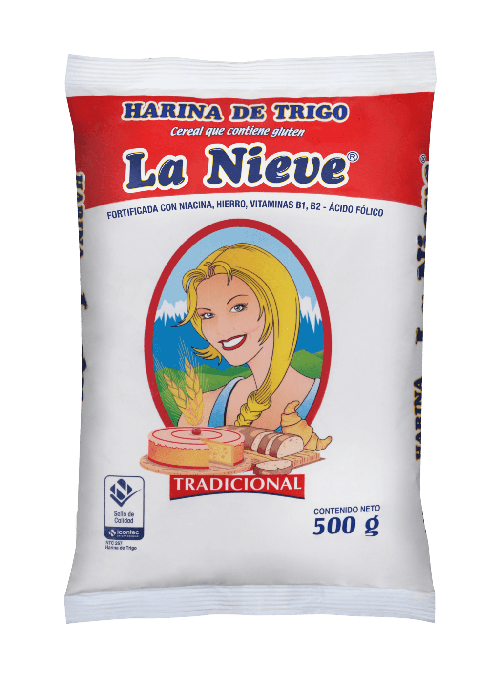 HARINA DE TRIGO LA NIEVE 25*500G
