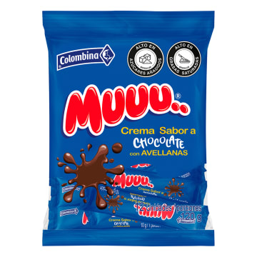 CREMA DE CHOCO MUU 20*12*10GR 6202