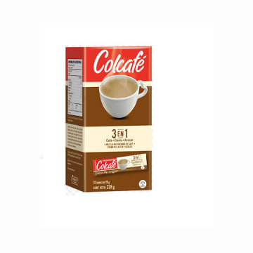 COLCAFE 3 EN 1 12DISP*12SOBR*19GR 64803