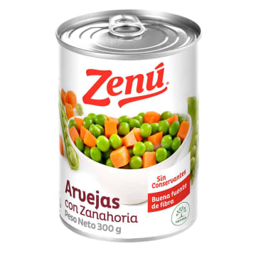 ARVEJA CON ZANAHO ZENU 48*300GR  0083
