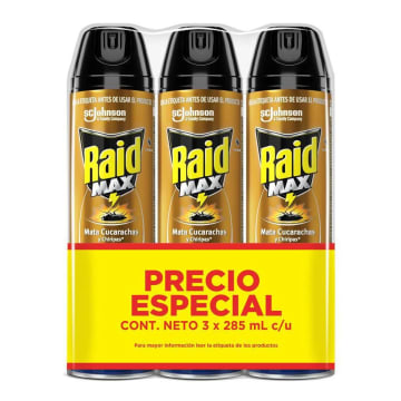 RAID AEROSOL MAX  6DISP*3*285