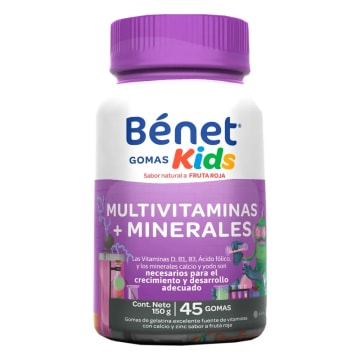 BENET GOMAS KIDS MULTISINAZ 12UND*150G