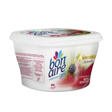 BON AIRE GEL FRU ROJO MORA 12*80G 30102