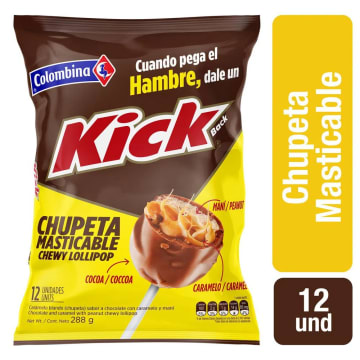 KICK CHUPETA MASTICABLE 20BS*12UND 14726