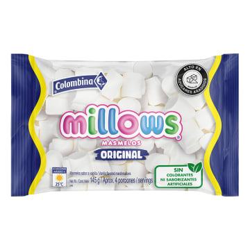 MILLOWS CILIN BLANCO 12UN*145G  3471