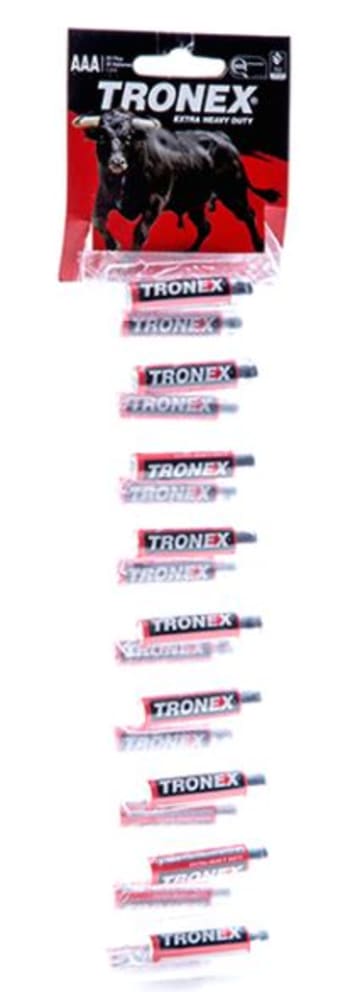 PILAS TRONEX TIR AAA 18DP*20UNID
