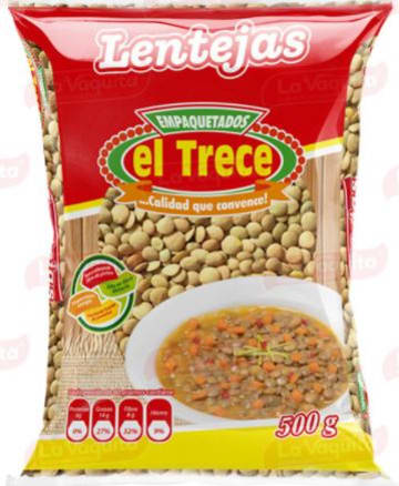 LENTEJA EL TRECE 25*500G 3500