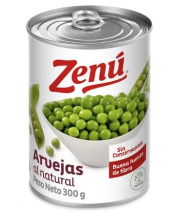 ARVEJA NATURAL ZENU 48*300G  0080