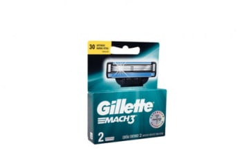 GILLETTE REPUESTOMACH3 *2 CARTUCHO