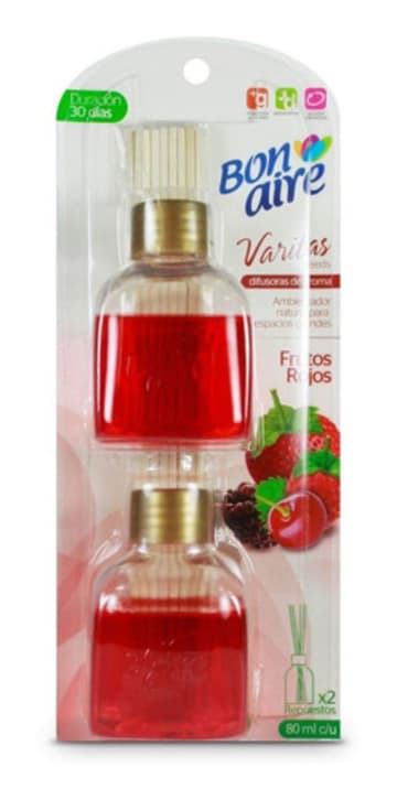 BON VARITAS FRUT ROJ 12*2*80ML 20302