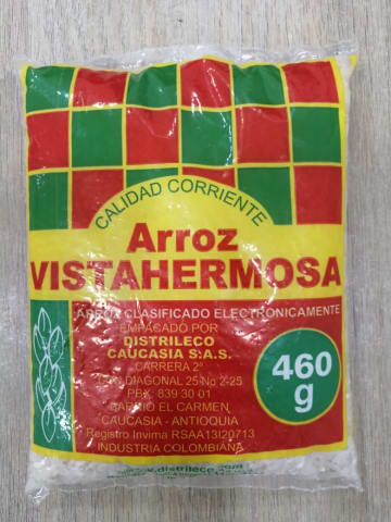 ARROZ VISTA HERMOSA 25LB*460G