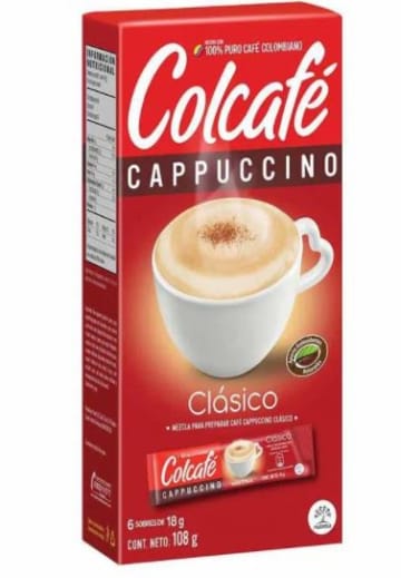 COLCAFE CAPUCINO CLASICO 12DIS*6SOB*18GR