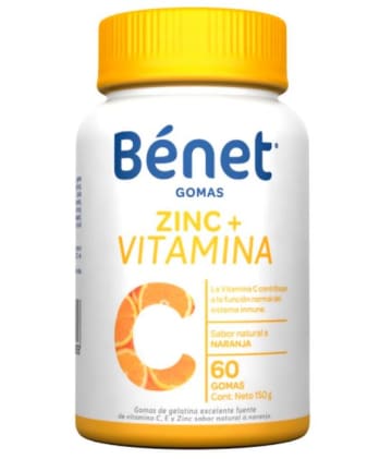 BENET GOMAS VIT C & ZINC 1*60GOMA 19270
